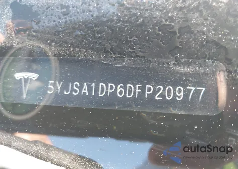 2013 Tesla Model S Performance из США, поврежденный, VIN 5YJSA1DP6DFP20977